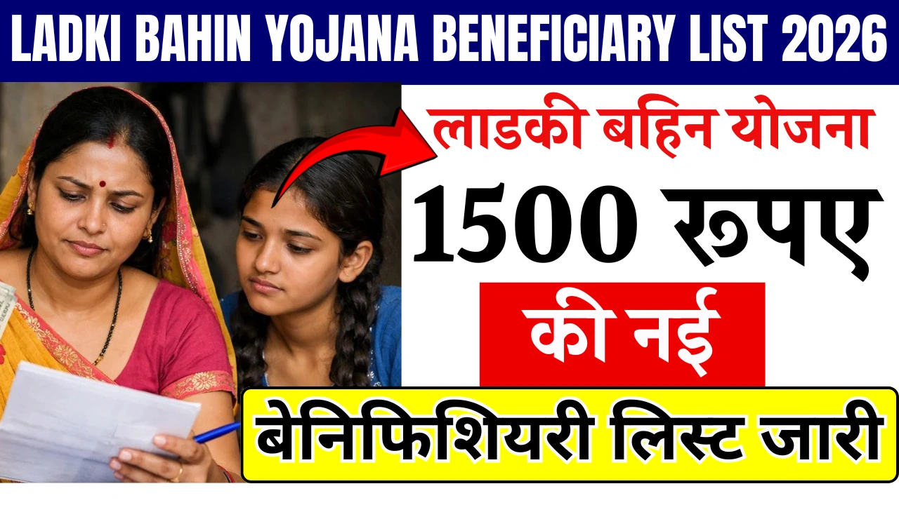 Ladki Bahin Yojana Beneficiary List 2026