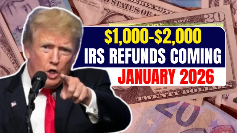 IRS Refunds Coming January 2026