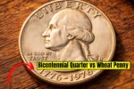 Bicentennial Quarter vs Wheat Penny