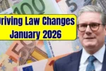 Driving Law Changes January 2026